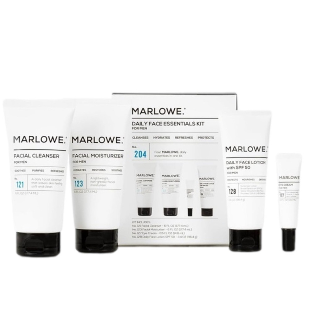 Marlowe SET daily face essentials kit for men NEW number 204
